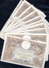 Lot de 10 billets anciens –