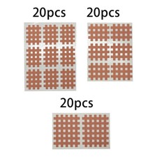 Patch imperméable auto-adhésif de bande de muscle croisé de 20 pièces pour