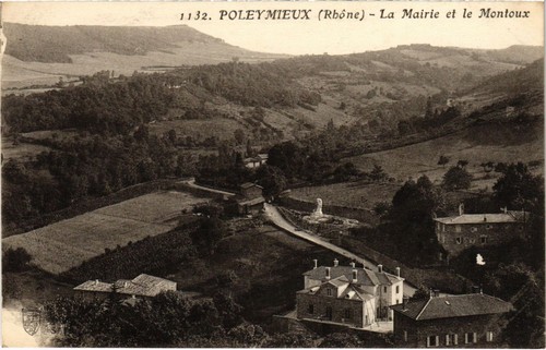 Cpa poleymieux mairie - -, et
