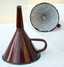 ENTONNOIR EMAILLE  - CUISINE  - ANCIEN - VINTAGE - ENT03