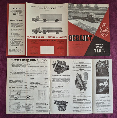 Dépliant 1361 berliet - dépliant, p.1361