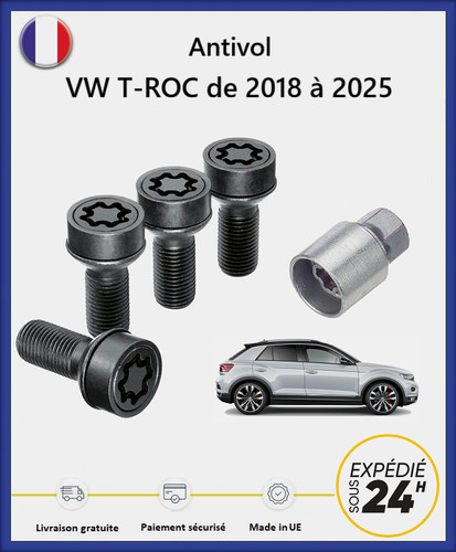 Ecrous antivol roues - antivol,