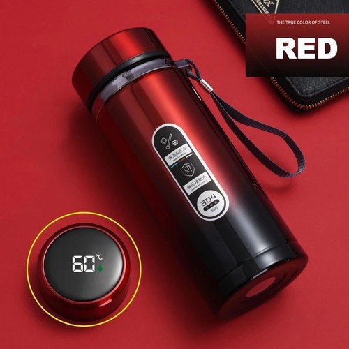 Bouteille thermos inox led - bouteille,