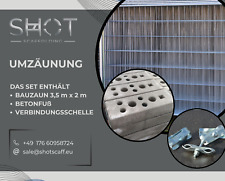 Clôture de chantier 35 lfm clôture mobile barrière sécurité de chantier...