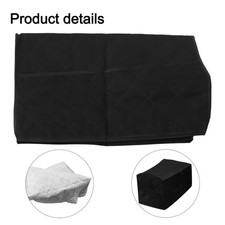 Soign?? et bien rang?? avec couvercle de four micro-ondes noir anti-poussi??re t