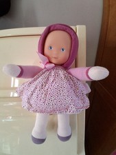 doudou peluche poupée Babicorolle Mademoiselle Myrtille vieux rose COROLLE, TBe