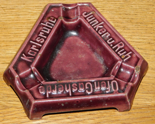 Vintage cendrier émaillé - cendrier,