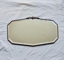 Grand miroir ancien biseauté