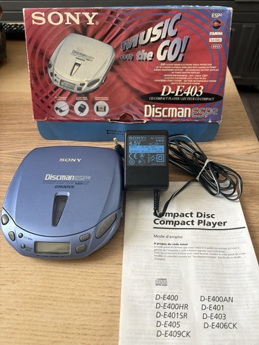 Sony discman e403 fonctionne - sony,
