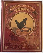 Maurice Barr »Mémoires d'une poule noire « Édition Ducrocq 1883 Ferme Poulailler