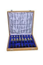 Jeu d'échecs 12" en pierre à