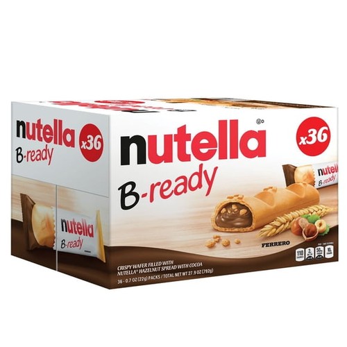 Nutella ready crispy wafers - b-ready,