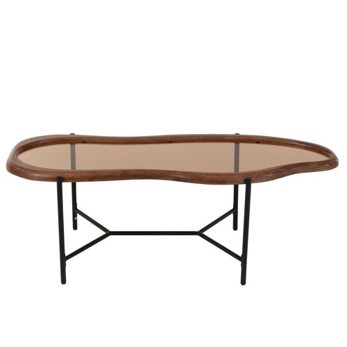 Table basse verre - basse, en
