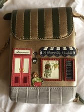 Vendula London Retro Phone Pouch - Bistro de Vendula -Gold & Green