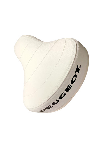 Selle pouff blanche - pouff,
