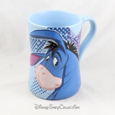 Mug en relief Bourriquet DISNEY STORE Eeyore bleu tasse céramique 3D 13 cm (MO)