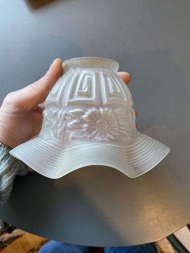 Ancienne tulipe verre - tulipe,