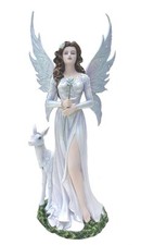 Figurine fée et sa biche