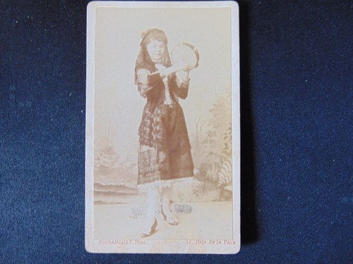 Photo cdv jeune - ", femme