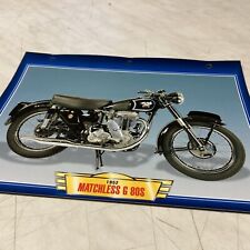 Matchless 500 G80S 1952 fiche carte moto passion collection Atlas