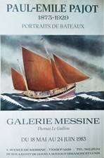 Affiche Paul-Emile Pajot - Galerie Messine 1983 - 41 x 61 cm