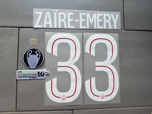 Flocage zaïre emery psg - zaÏre-emery,
