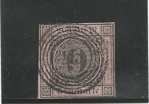 Germany baden used 9kr - used,