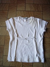 lot de 2 tee shirts blancs DOMYOS T10 ans manches courtes coton