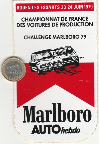 Autocollant marlboro - autocollant.,