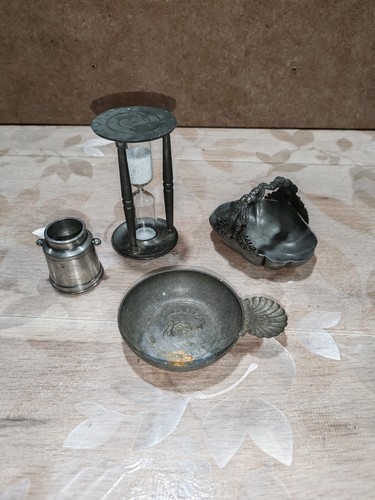 Lot etain ancienne tasse - ancienne,