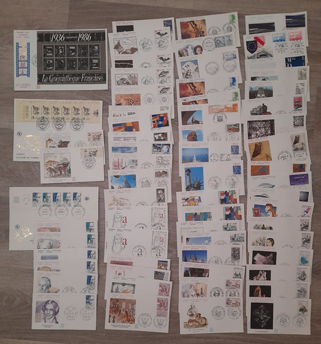 Lot enveloppes premier jour - 64,