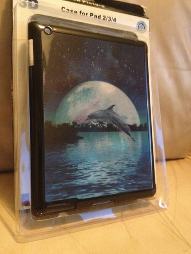 Coque ipad 3d - ipad, dauphin