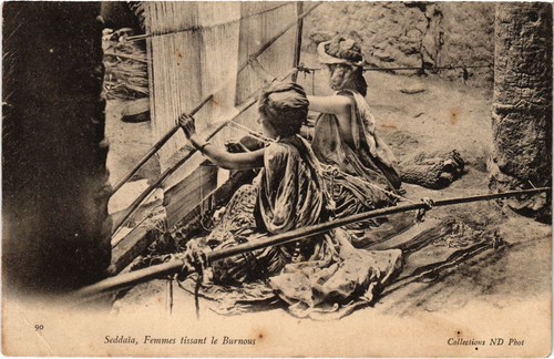 Cpa seddaia femmes tissant - cpa,