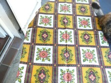 tissu ancien vintage en coton