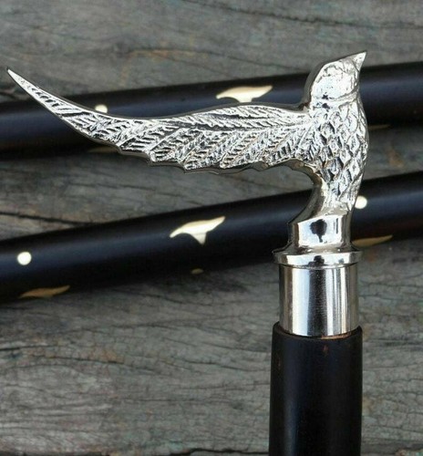 Canne bâton marche vintage - bâton,