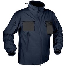 Helikon Cougar Tactique Softshell Windblocker Veste Sécurité Hommes Bleu Marine