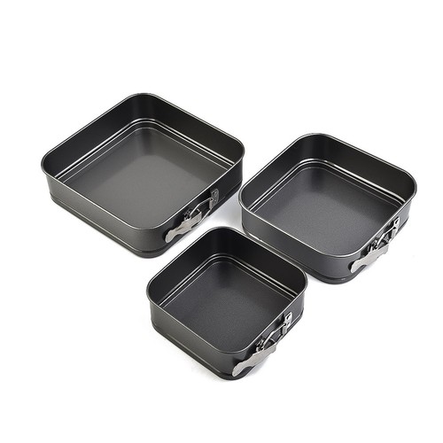 3pcs ensemble carré gâteau - 3pcs, /