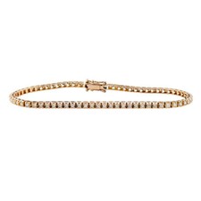 Bracelet Tennis Or Rose 18 KT