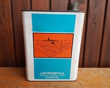 Ancien bidon vernis vide