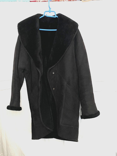 Manteau peau lainée - en,