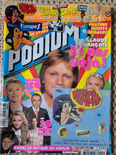 Claude françois podium hors - claude,