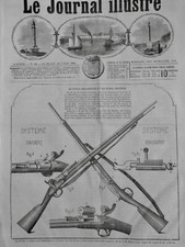 1866 ARME FUSIL CHASSEPOT 1 JOURNAL ANCIEN