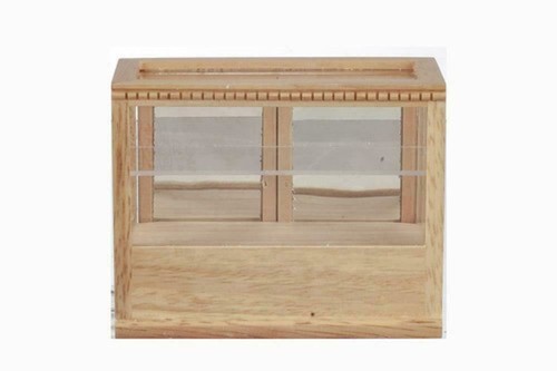Vitrine magasin chêne - vitrine,