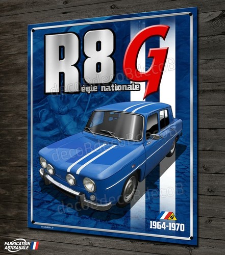 Plaque métal 30x20cm renault - plaque,