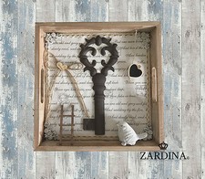 Clé - Sculpture murale art déco (livraison gratuite)