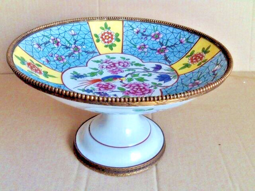 Ancien compotier coupe fruits