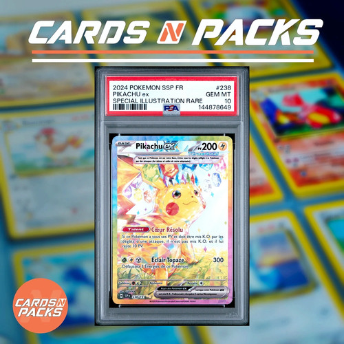Carte pokemon pikachu - pokemon, ex