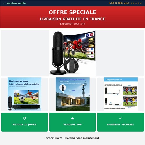Antenne intérieure - antenne, tv