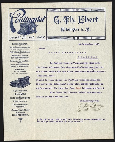Tête kitzingen m - m., 1910