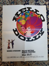 Affiche 1969 HELLO DOLLY 40x60 Gene Kelly BARBRA STREISAND Walter Matthau